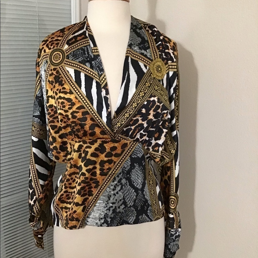 Her Bottari sz L crop top bat wing carrier